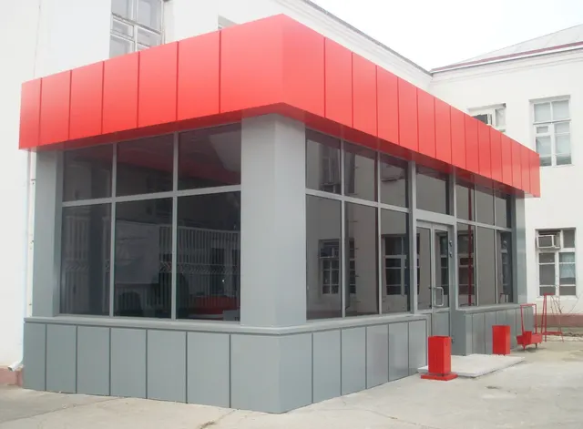 Алюминиевые витражи